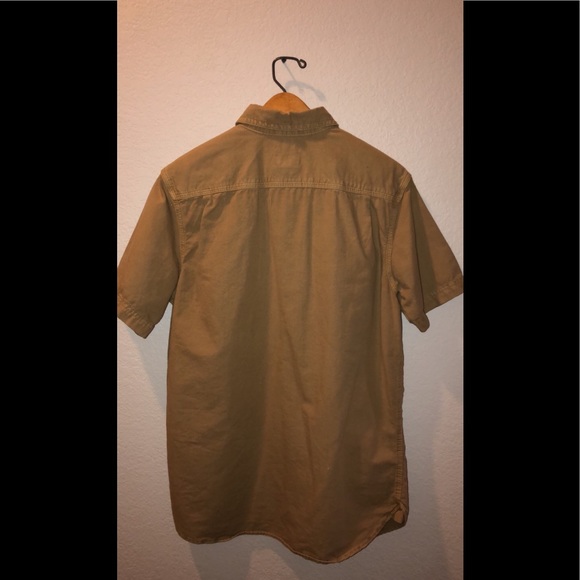 Canvas Look Button Down - Picture 2 of 2